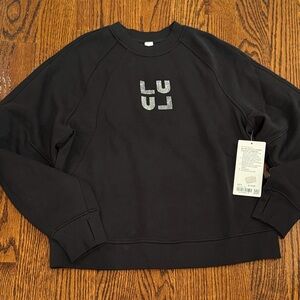 Lululemon Black Pullover with Jeweled Logo